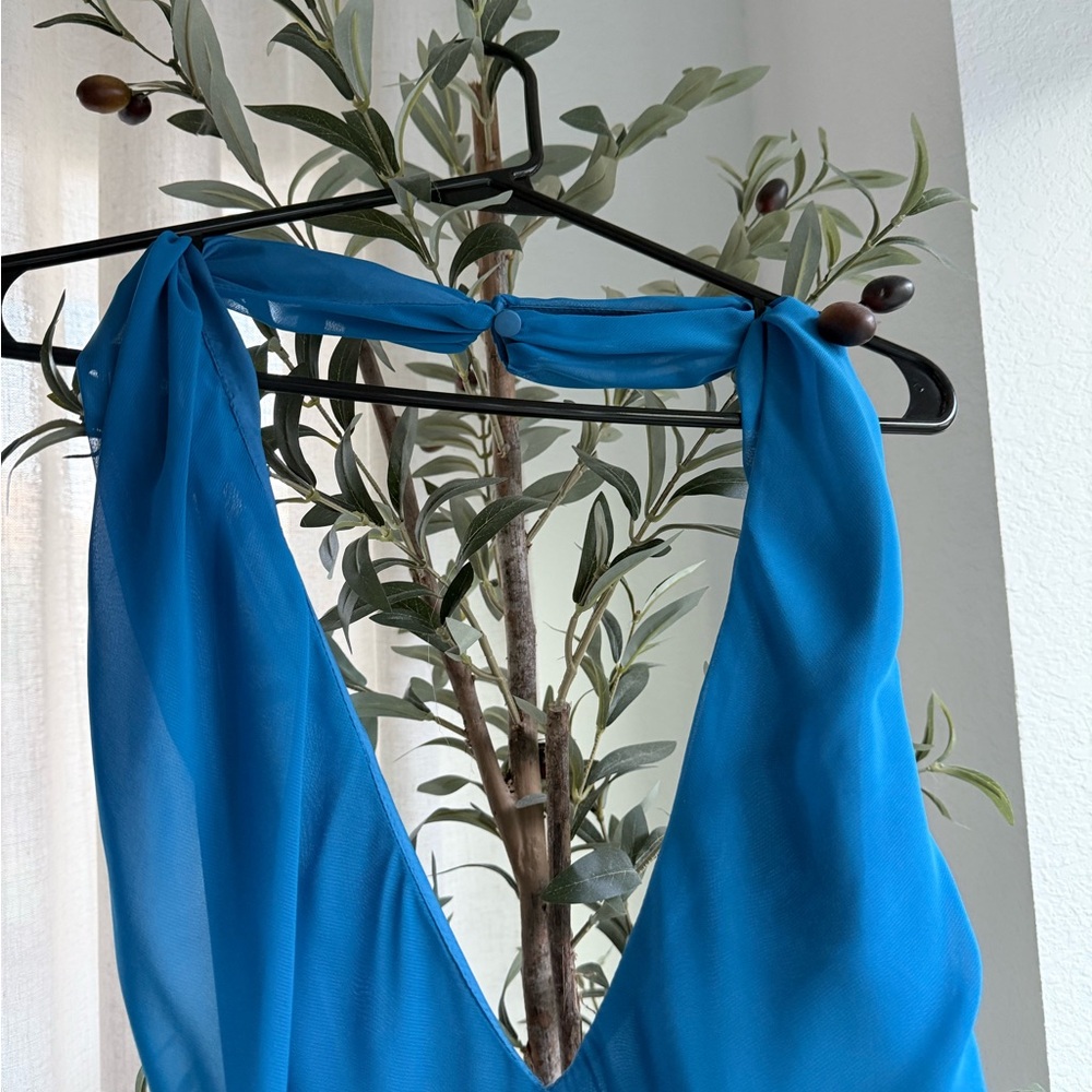 ASOS Blue Mini Dress - Picture 2 of 5